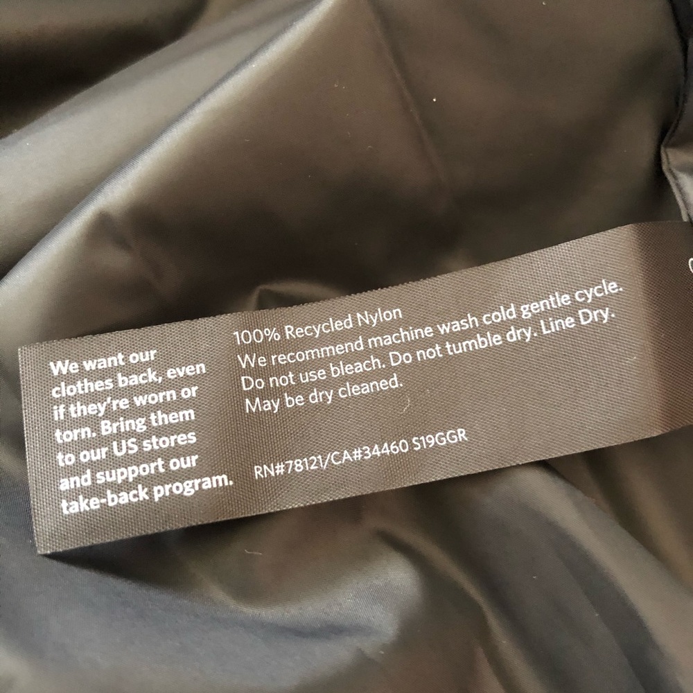 Eileen Fisher Hooded Recycled Nylon Jacket 1X Plus - Picture 12 of 12